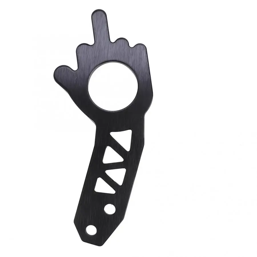 Car Universal Front / Rear Towing Hook Set Fit for Most Car Towing Ring Black Cars Auto Towing tools