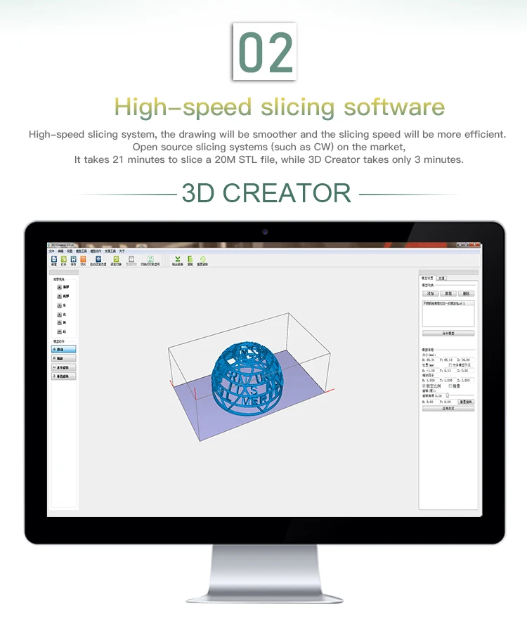 Creality SLA/DLP/lcd 3d принтер большой объем печати 192*120*230 мм Высокая точность Impresora 405nm УФ смола