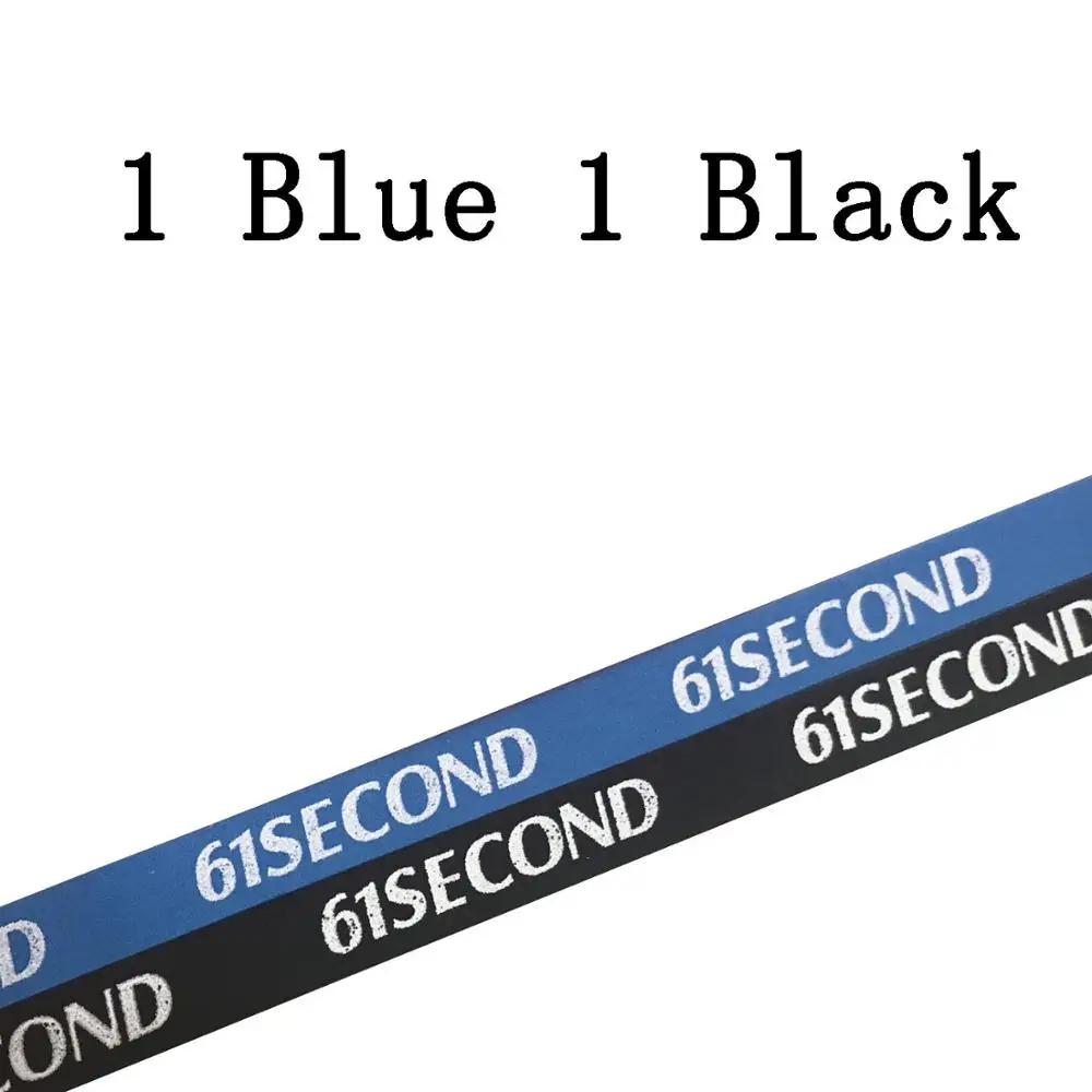 1 Blue 1 Black 2 шт. 61second профессиональная ракетка для настольного тенниса для защиты кромок поролоновая лента анти-столкновения лента аксессуары для настольного тенниса - Цвет: 1 Blue 1 Black