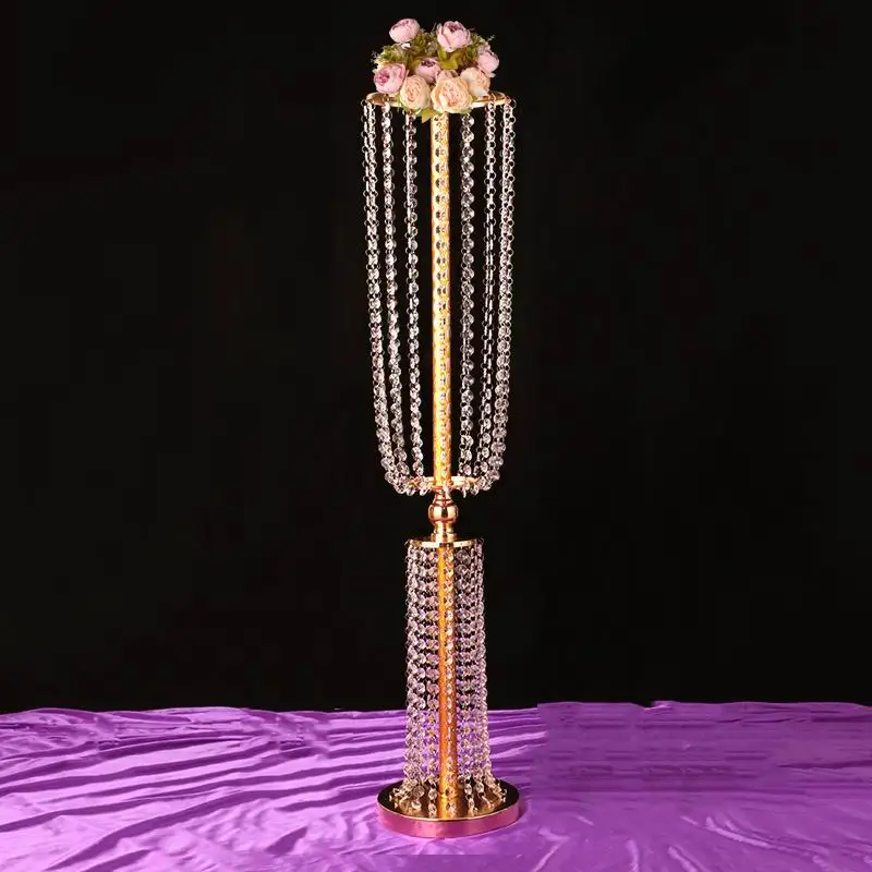 Высокий хрустальный подсвечник $80 см в европейском стиле 10 шт./лот|crystal holder|lot lotlot