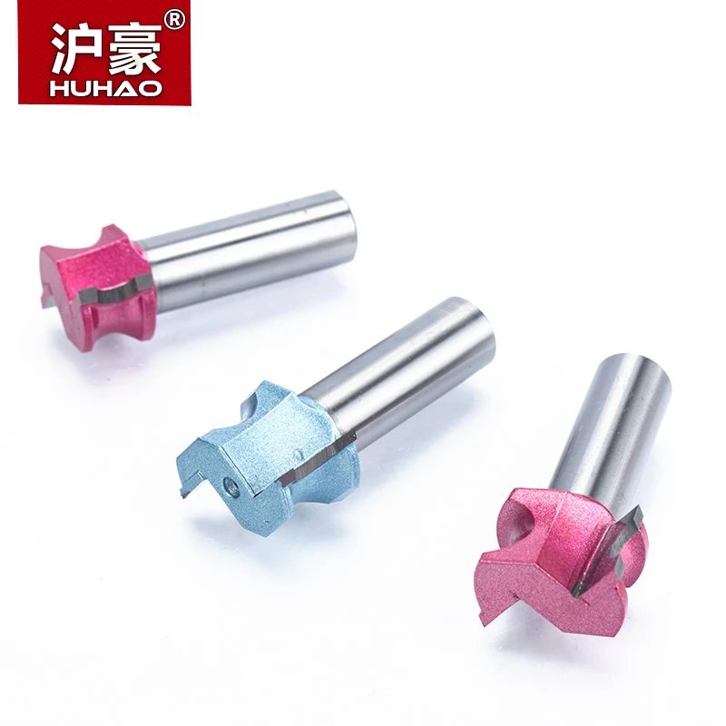 1 шт. Концевая фреза HUHAO 1/2 &quot1/4&quot с хвостовиком для деревообрабатывающего