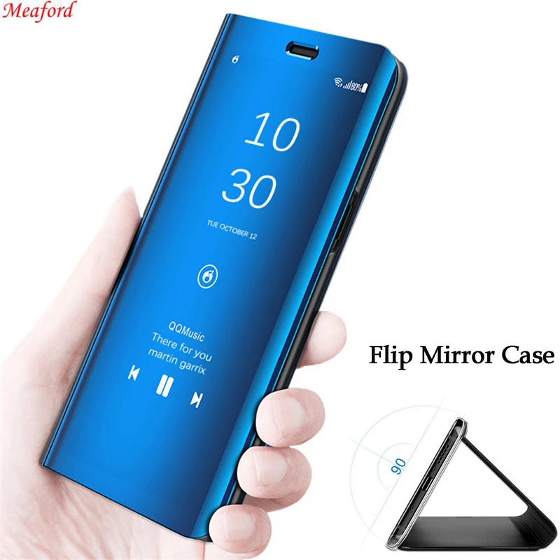Роскошный зеркальный чехол для телефона для samsung Galaxy A50 A70 A80 A30s A10s A40 A20e A20s A2 Core J4 Plus Note9 A7 A30 A50s M30s чехол
