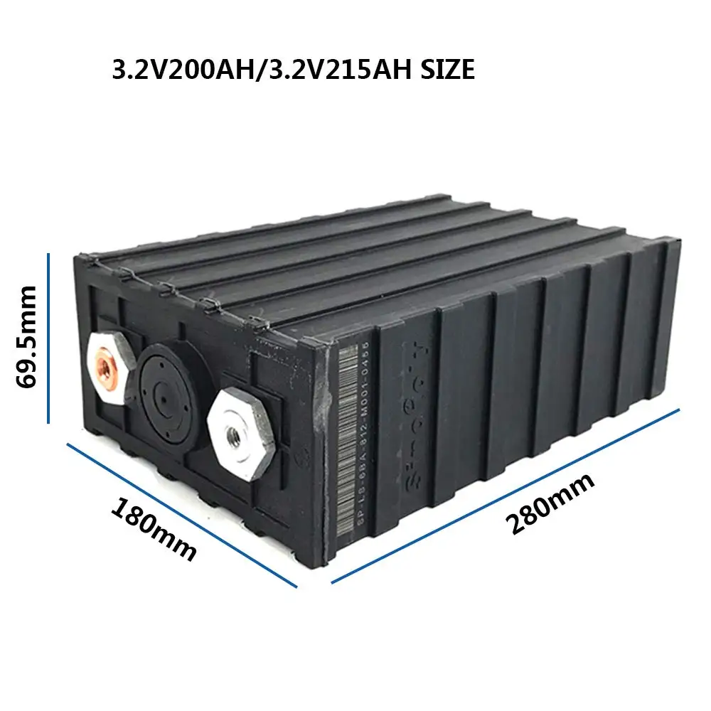 Sinopoly 3 2 V 200AH RUIXU LiFePO4 одноэлементный аккумулятор с пластиковым чехлом для RV Solar Marine