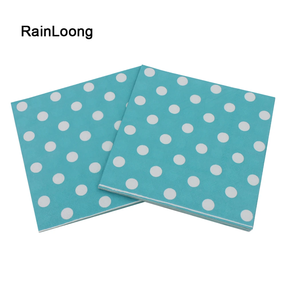[RainLoong] в горошек Бумага салфетка Para Festas & вечерние ткани мультфильм поставка