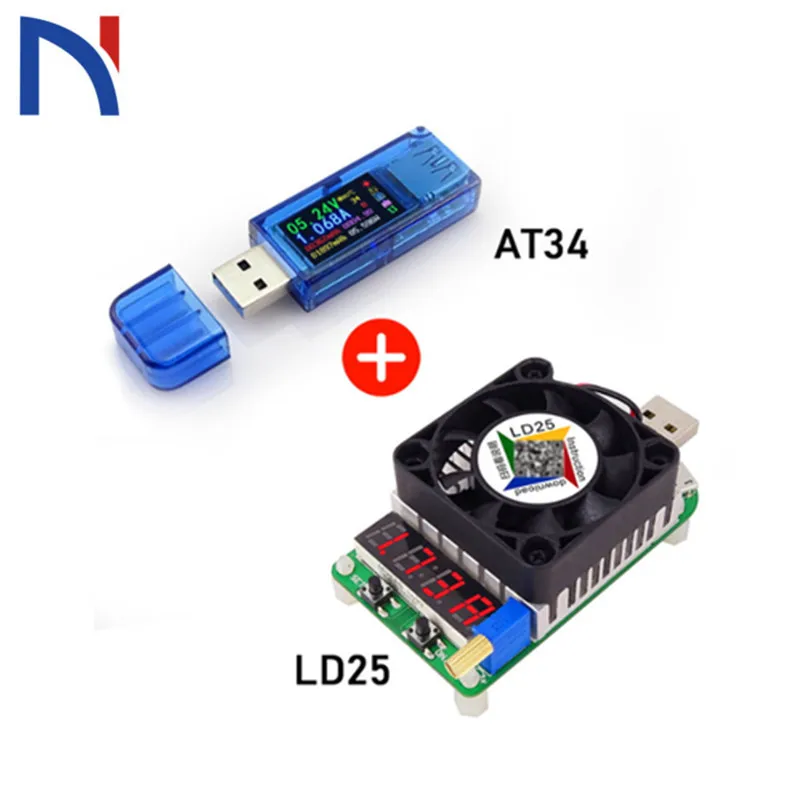 

AT34 USB3.0 IPS HD Color Screen USB Tester Voltage Current Capacity Energy USB Voltmeter Ammeter Impedance Temperature Tester