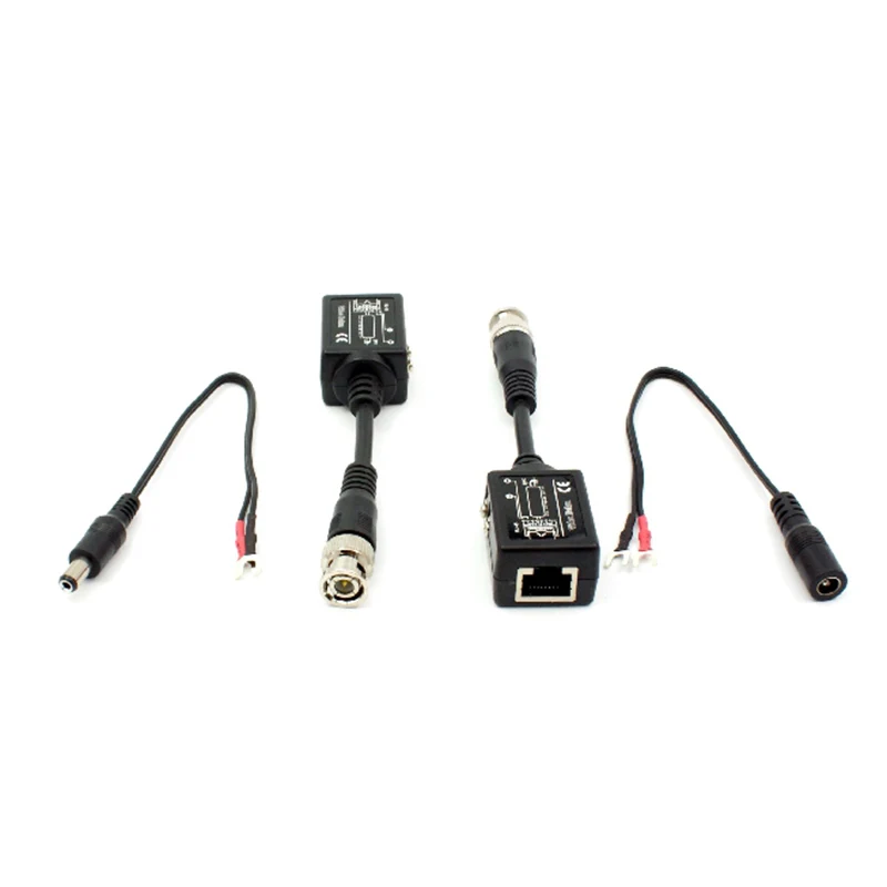 2 пары Ahd разъем для камеры Bnc и Rj45 видео Пассивный витая пара приемопередатчик Cctv