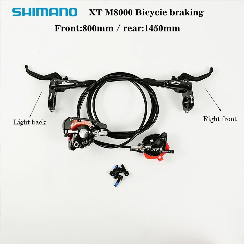 Shimano Deore XT M8000 гидравлические дисковые тормоза MTB спереди и сзади 800 мм/1450 мм