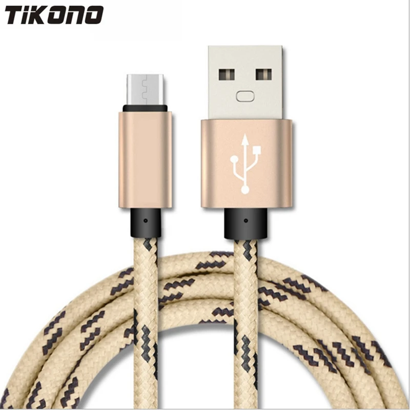 Кабель зарядного устройства микро-usb плетеный сверхмощный Micro USB кабель для