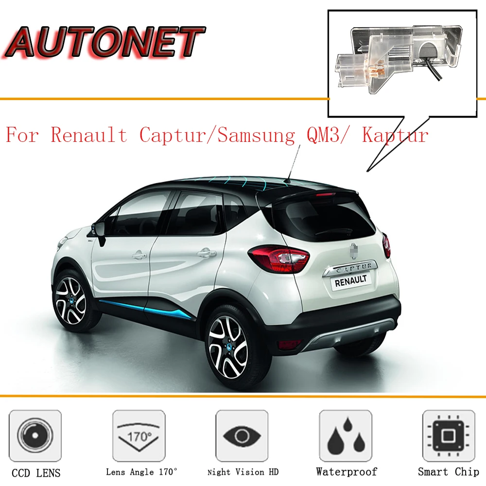 Камера заднего вида для Renault Captur/Samsung QM3/Renault Kaptur/CCD/камера вида/камера номерного