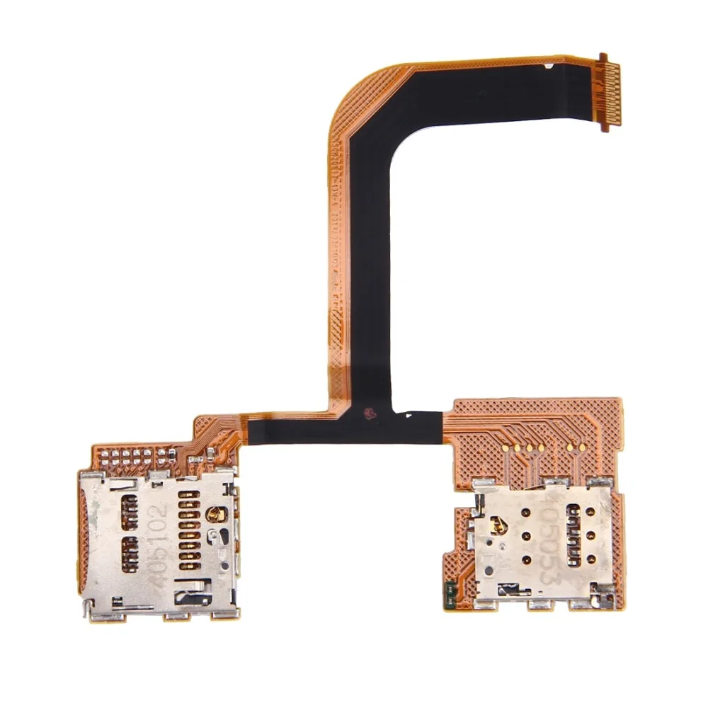 Мини разъем для SD карты + гнездо SIM HTC One Mini 2 / M8|Шлейфы мобильных телефонов| |