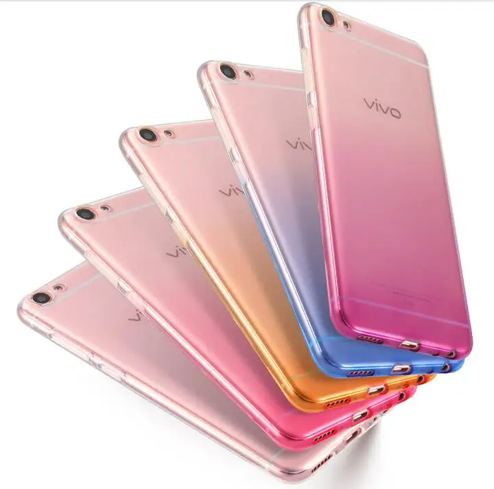 Ультратонкий ТПУ гелевый мягкий Радужный ЧЕХОЛ ДЛЯ Vivo Y19 Y11 Y12 Y15 Y17 2019 V17 IQOO Neo Z5 Z5X V15
