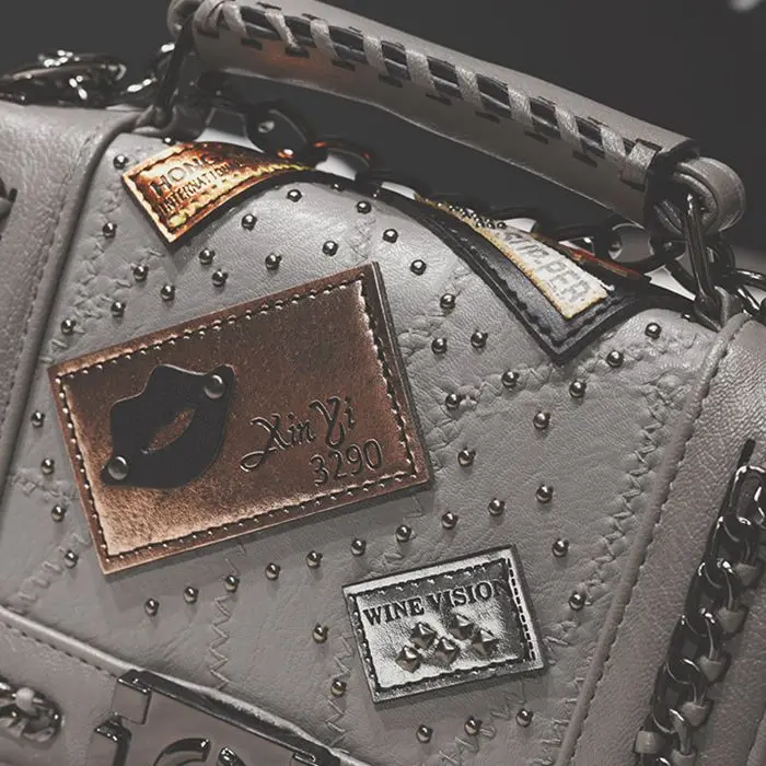 

longmiao Brand Summer Badge Women Messenger Bags Fashion PU Leather Small Chain Ladies Tote Handbags Womens Crossbody Bag