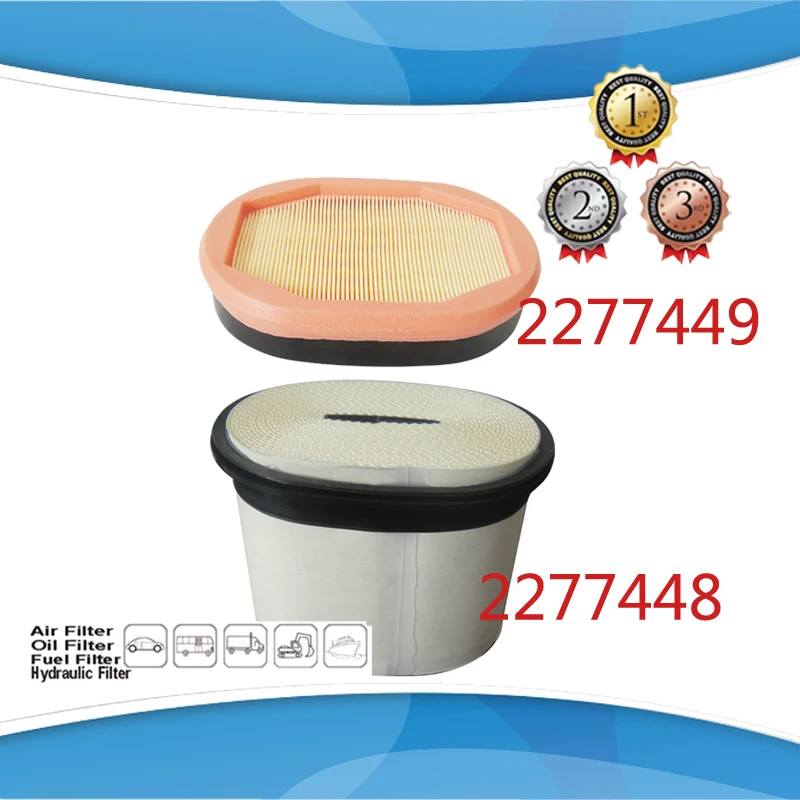 CA4996 2277449 канальный воздушный элемент фильтр 227 7449 + 7448 2277448 комплект для CA T 2934053|filter