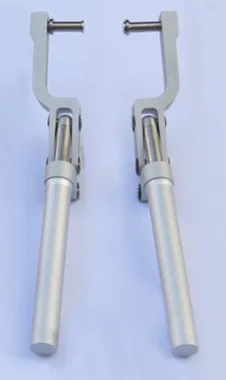 Rear landing gear 12 мм масштабная металлическая посадочная Шестерня комплект тягового колеса тормоза втягивание шасси набор для моделей самолетов с фиксированным крылом - Цвет: Rear landing gear