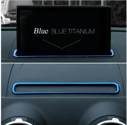 Стайлинга автомобилей нержавеющая сталь навигации декоративные полоски