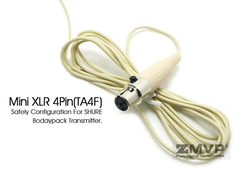 10 шт. профессиональный конденсаторный микрофон с разъемом XLR TA4F Для Shure
