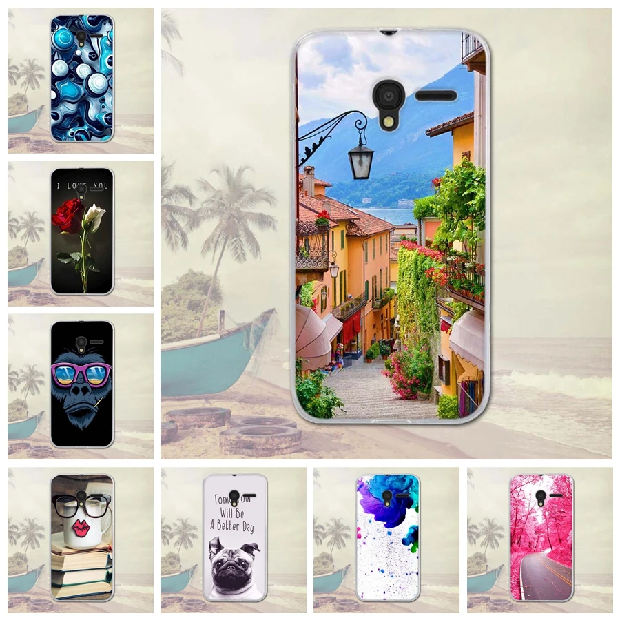 Чехол для Alcatel OneTouch Pixi 3 4 5 дюйма (только версии 4G) 5017D 5019D one touch pixi3 OT 5017X/5017