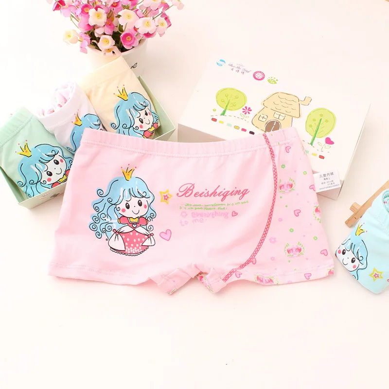12 шт. нижнее белье для девочек детские трусы Короткие боксеры трусики|girls underwear