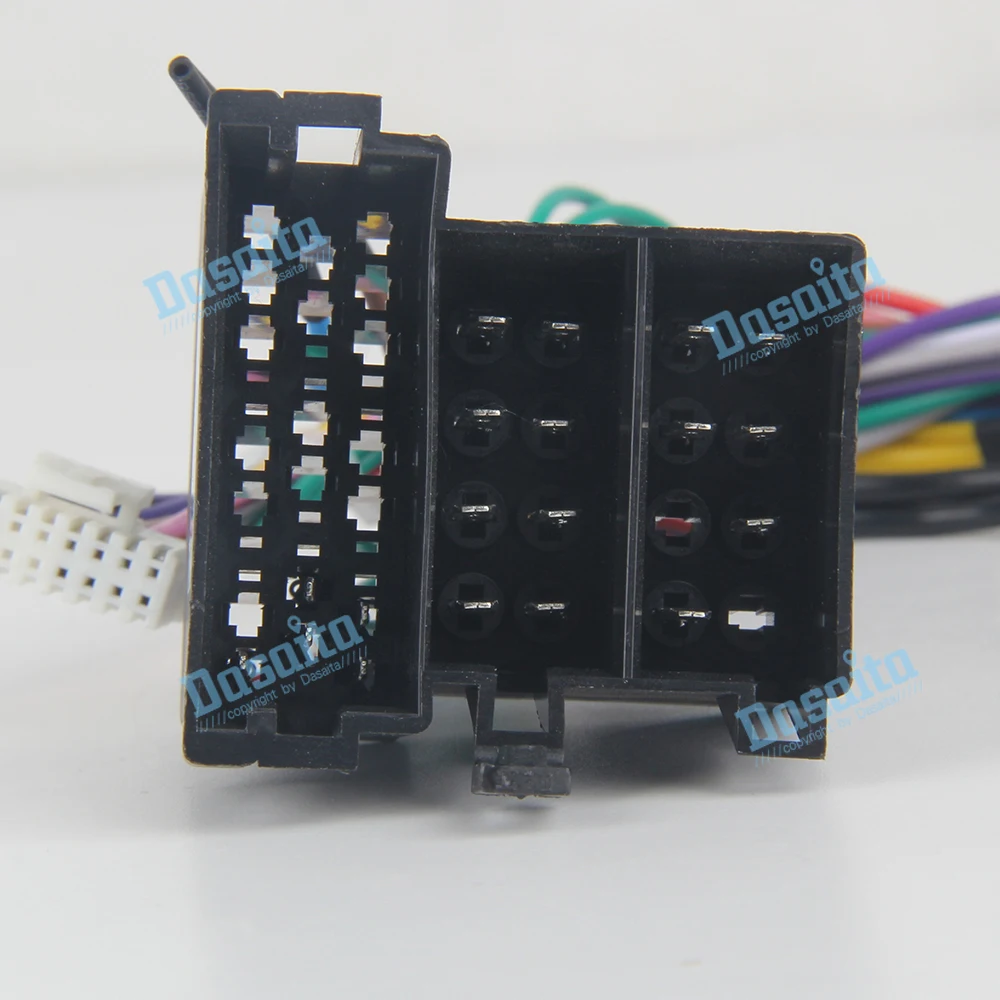 

Dasaita CB017 Car DVD ISO Connecter with Canbus Adapter for VW Golf Polo Passat Tiguan EOS Support Steering Wheel Control AUX