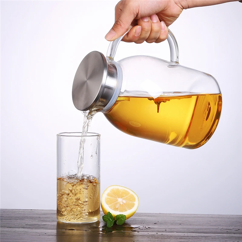 1,8/2.2L большой стакан бутылка для воды переносная Питьевая бутылка для воды с ручной сеткой здоровая BPA бесплатно с крышкой из нержавеющей стали