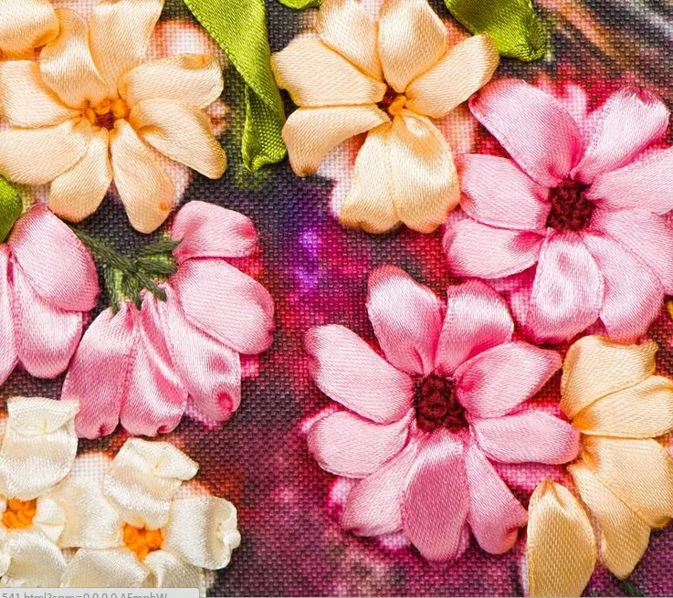 3D Набор для вышивки лентами набор рукоделия Ручное шитье Декор дома|home alarm video