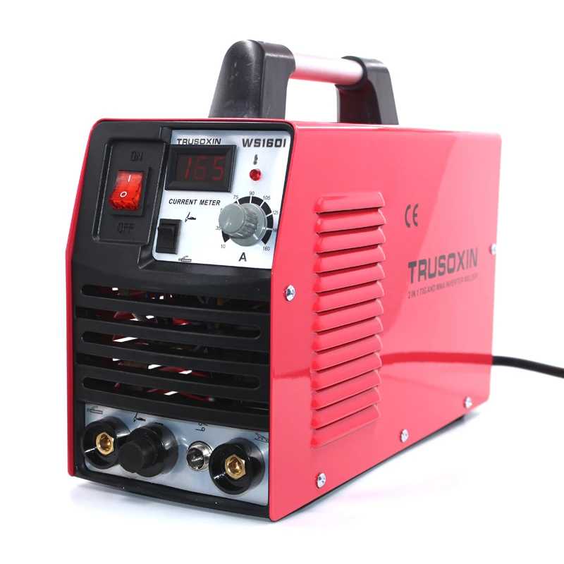 Мини 220 В портативный инвертор переменного тока IGBT TIG + MMA 2 в 1 сварочный аппарат