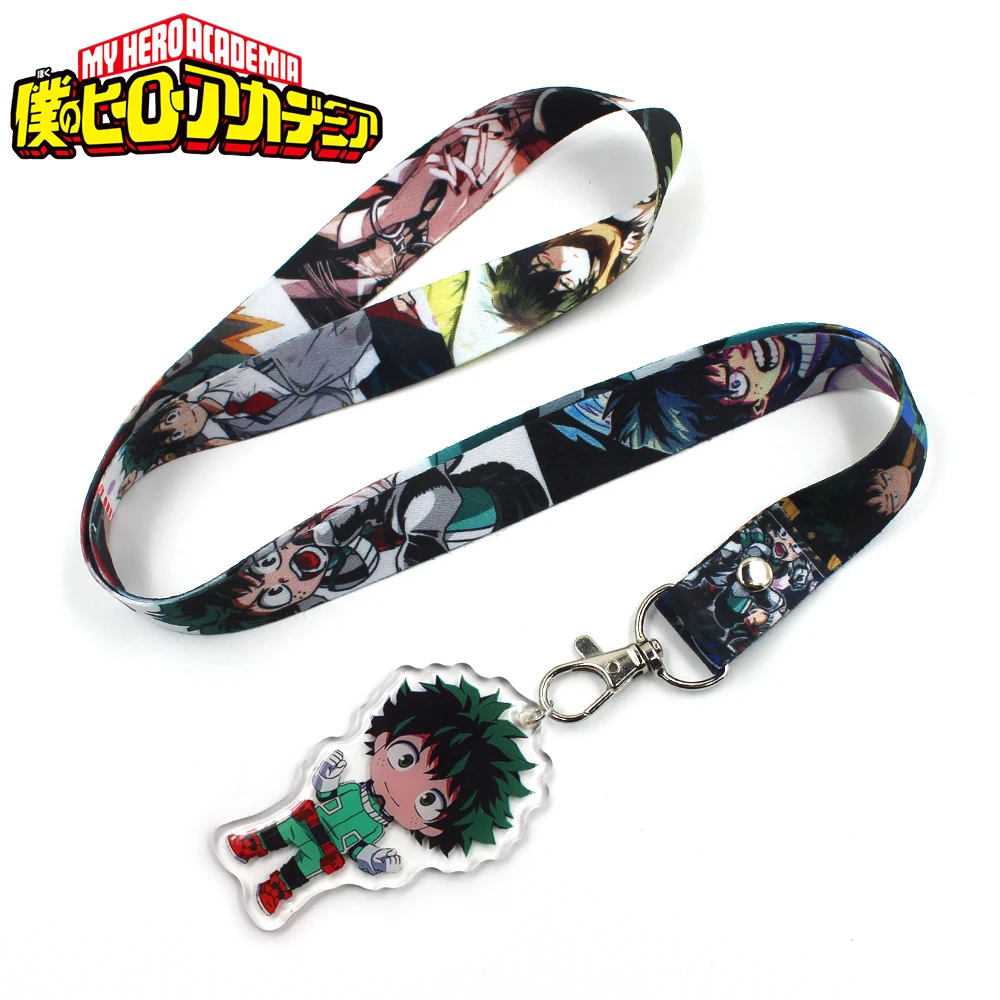 Веревка для телефона с изображением героев мультфильма Мой герой Izuku Midoriya All Might