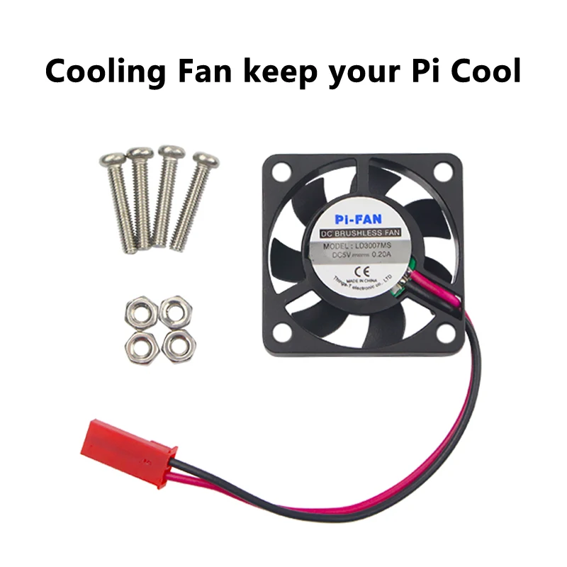 Raspberry Pi 3 акриловый прозрачный корпус с охлаждающим вентилятором подходит для