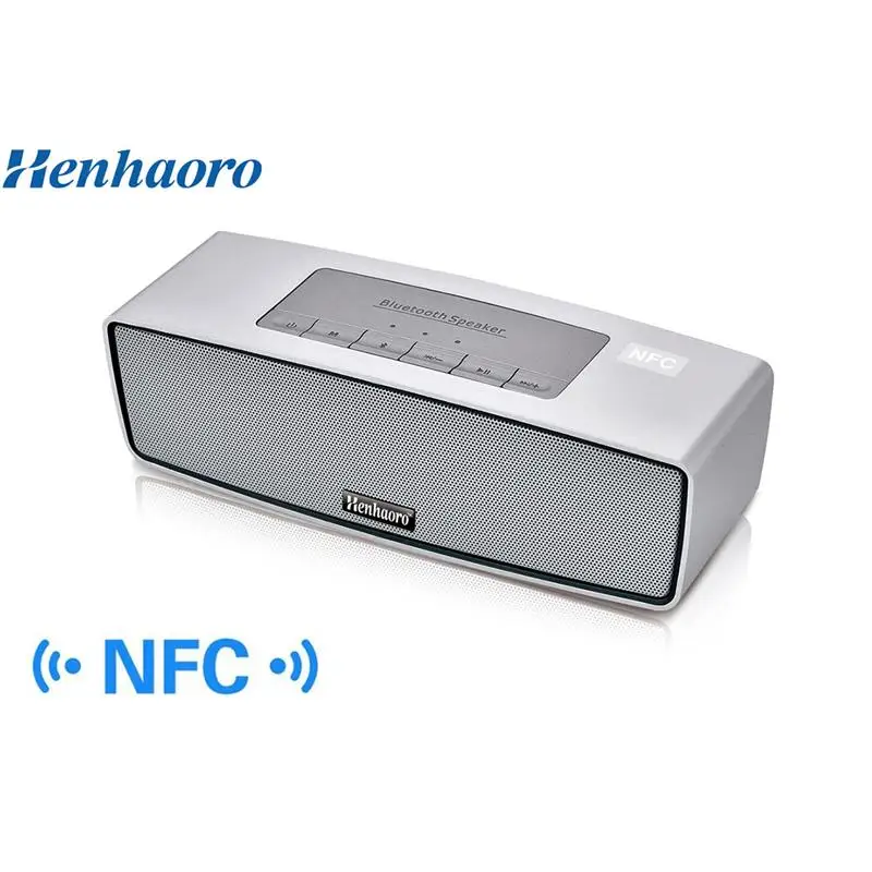 Henhaoro мини NFC Bluetooth динамик портативный беспроводной звуковая система |