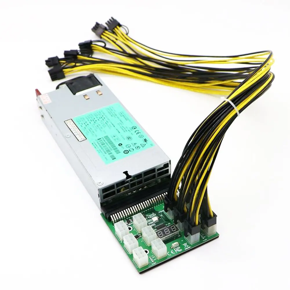 Плата блока питания RGeek с блоком 12 шт. 18AWG от 6 до + 2 8-контактный силовой кабель для