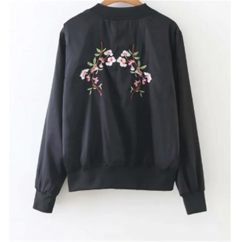 

Casual Fall Baseball Jacket Women Loose Regual Fashion Black Baseball Print Jacket Plus Size 2019