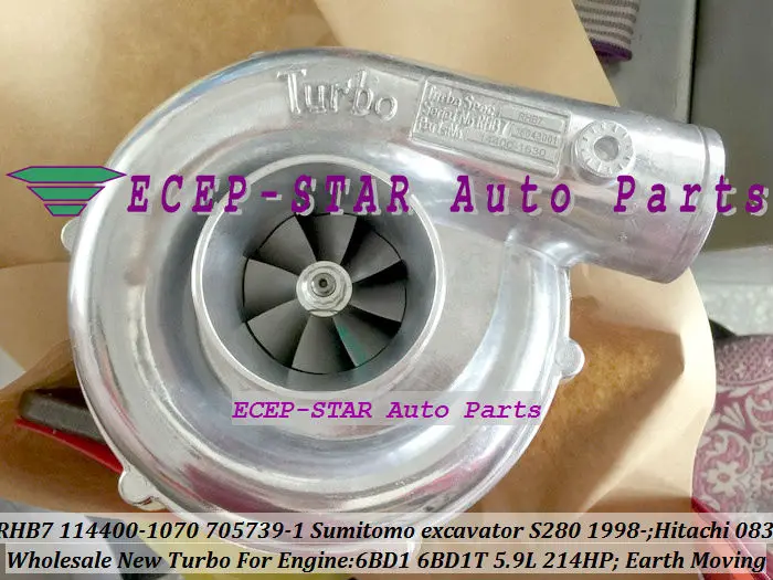 RHB7 114400-1630 1144001630 1630 1631 114411-1631 114400-1632 Turbo Turbocharger For Sumitomo S340 340 Excavator 6BG1 6BG1T | Автомобили и