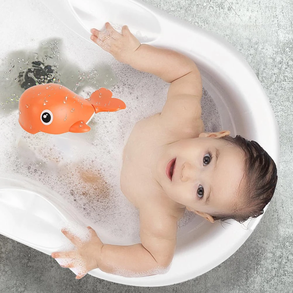 

Baby Bath Toys Cute Cartoon Whale Water Shower Toy Kids Whale Clockwork Funny Gift For Baby Kids Floating Swimming Toys