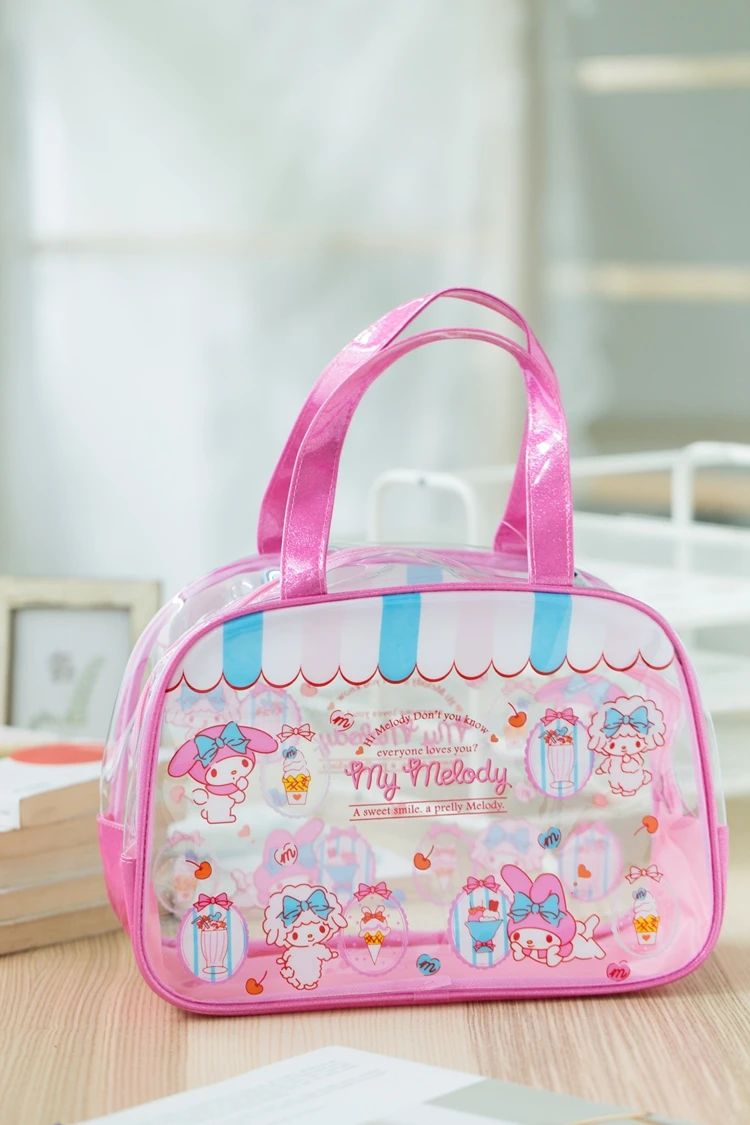 Супер милая моя мелодия путешествия женская косметичка Макияж сумка для девочки