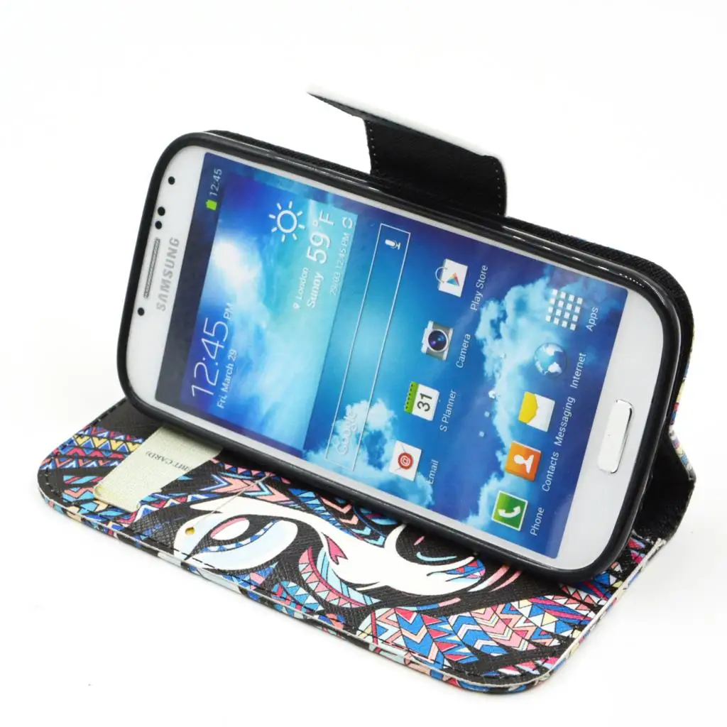 Для GalaxyS4 GT i9500 i9505 i9506 чехол для Samsung Galaxy S4 S 4 i9502 Флип кожаный телефона|Чехлы-книжки|