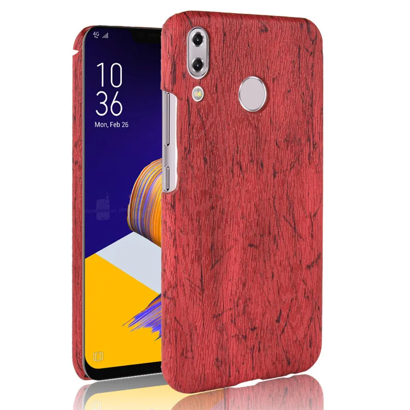 Кожаный чехол для Asus Zenfone 5 ZE620KL 5z ZS620KL Роскошный Жесткий с узором из древесины Lite