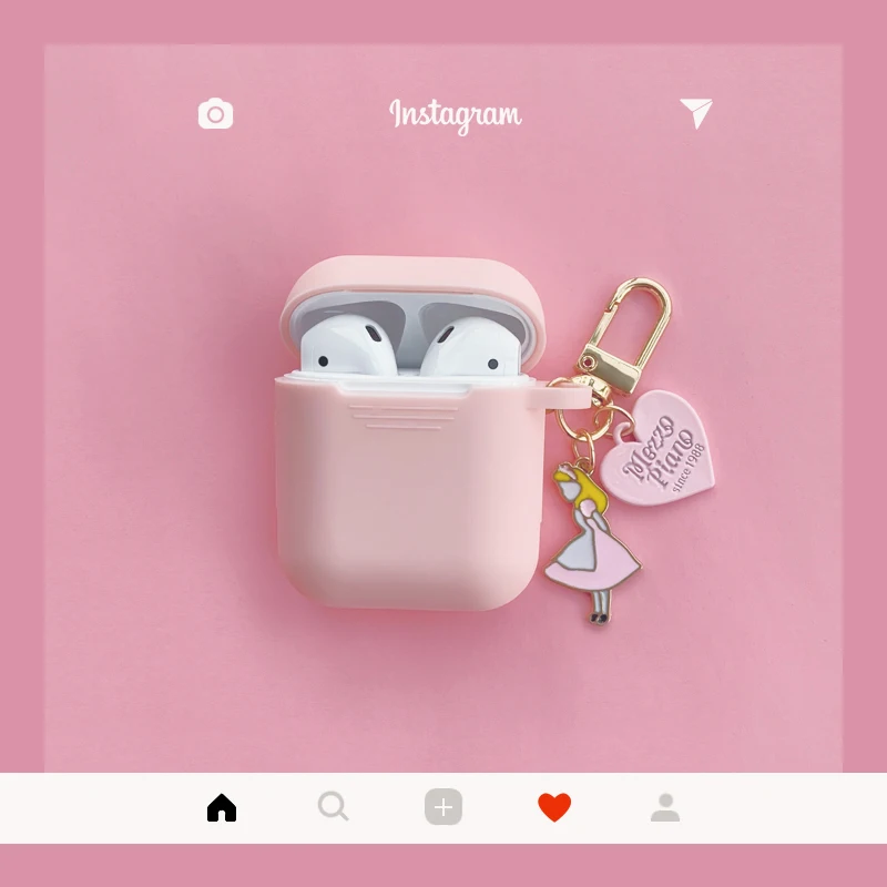 Милая подвеска Алиса в стране чудес чехол мультфильм наушники s для Apple Airpods 2