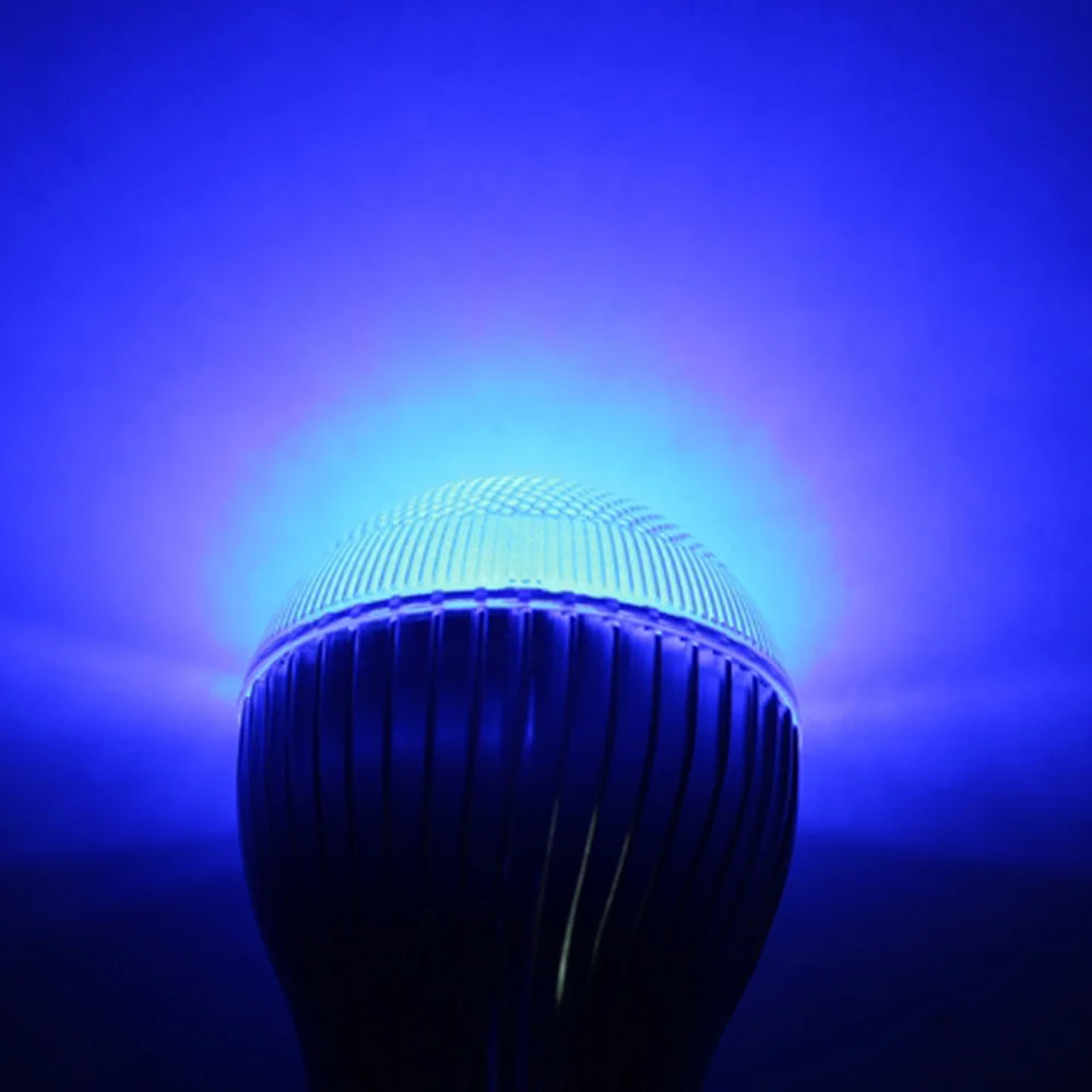 Новая Светодиодная лампа RGB 9 Вт B22 с дистанционным управлением Светодиодный