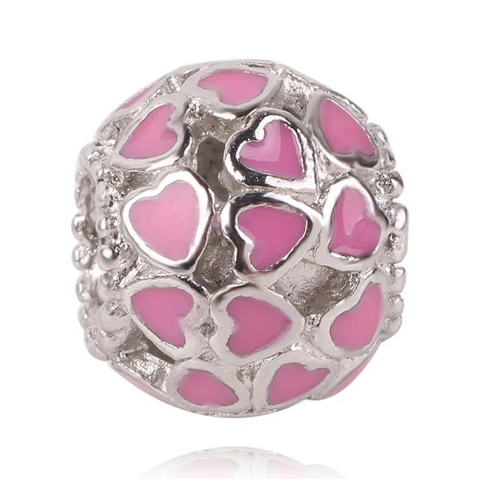 C155 AIFEILI, новинка, сделай сам, браслет Pandora, ювелирное изделие, европейский шарм, милая девушка, индивидуальная бусина, подарок, животное, кролик, собака, ретро, серебряная свинка - Цвет: C155