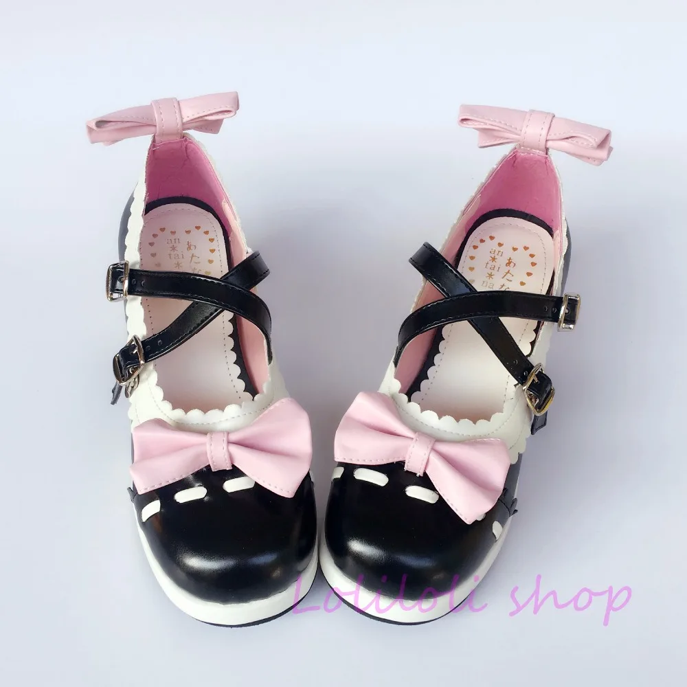 Милые туфли принцессы в стиле &quotЛолита&quot милые японском йо на высоком каблуке