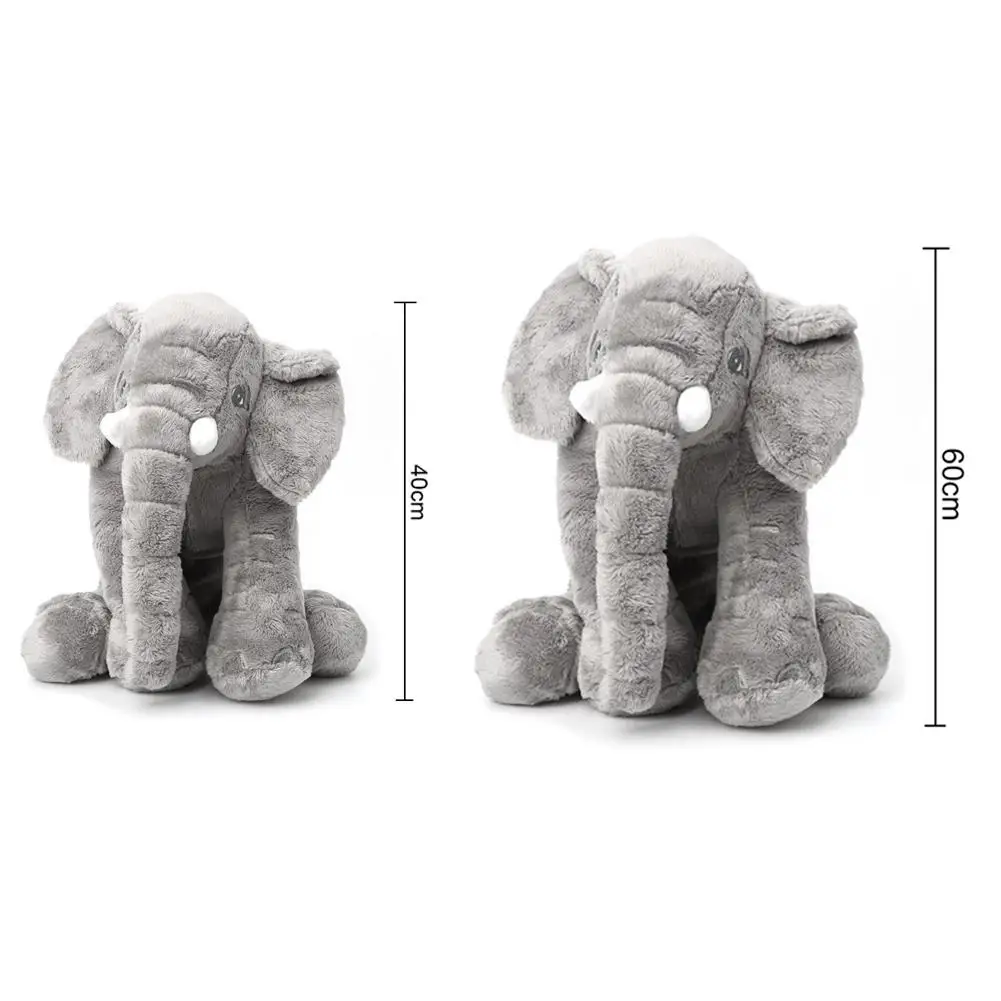 

Large Kids Plush Elephant Toy Kids Appease Sleeping Back Cushion Elephant Doll PP Cotton Lining Baby Doll Stuffed Animals