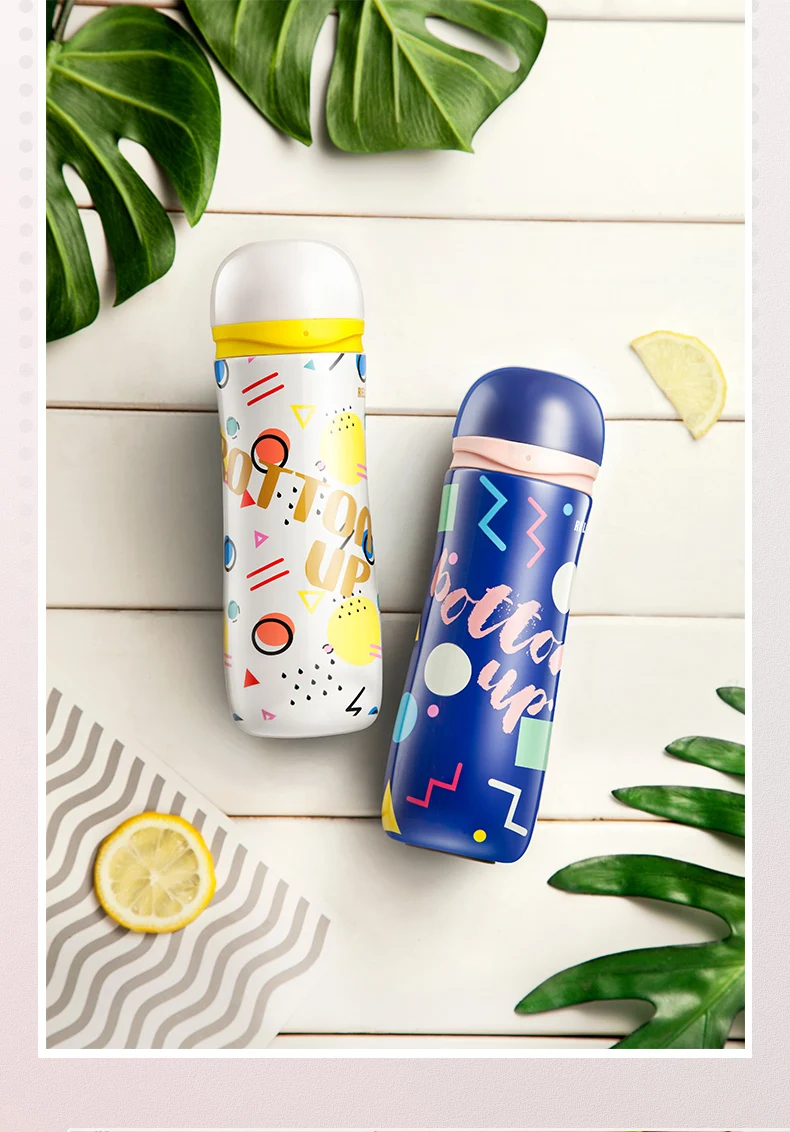 330 ml Вакуумный термос из нержавеющей стали бутылка для кофе или воды офиса открытый поездки Туризм двойной слой термофляга BPA бесплатно