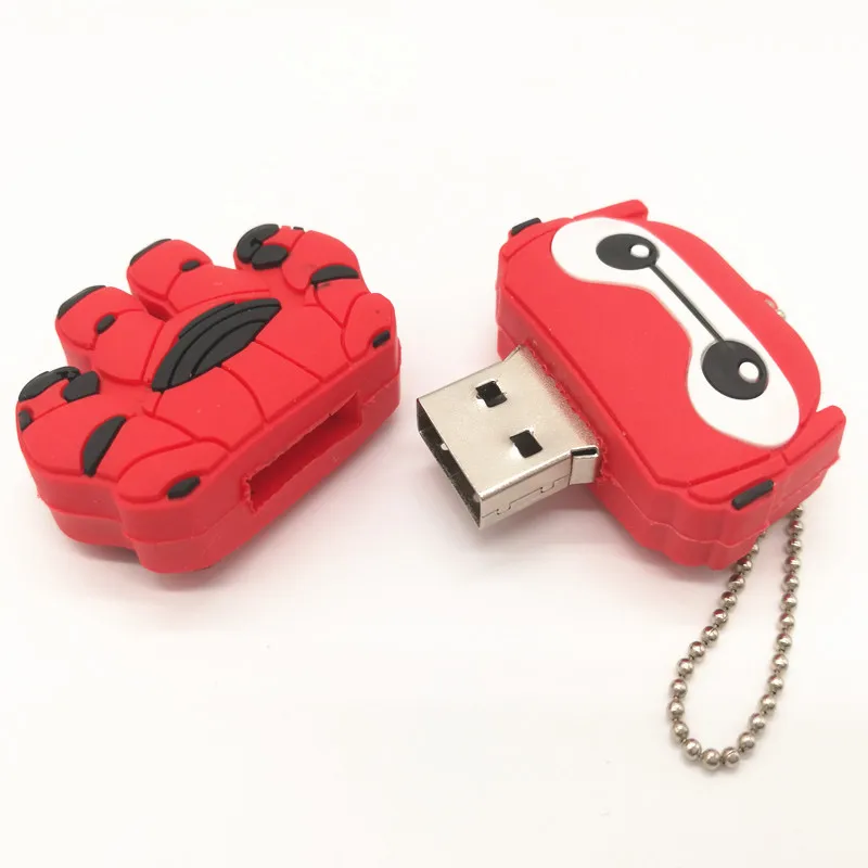 Новый usb флеш накопитель Baymax/Big hero 4 ГБ 8 16 32 2 0 милый карта памяти специальный