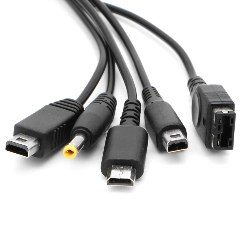 USB-кабель M68B для зарядки GBA SP WII U 3DS NDSL XL DSI PSP 5 в 1 | Автомобили и мотоциклы