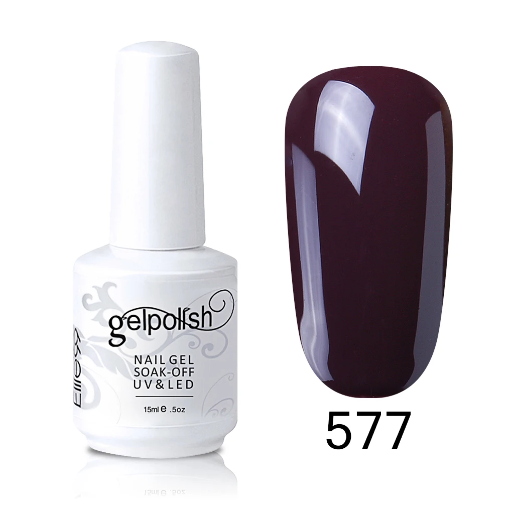 577-15ml Elite99 15 мл телесный цвет серия УФ-гель для ногтей замачивается база не протирать Топ Гель-лак для ногтей Vernis для макияжа ногтей Гель-лак - Цвет: 577-15ml