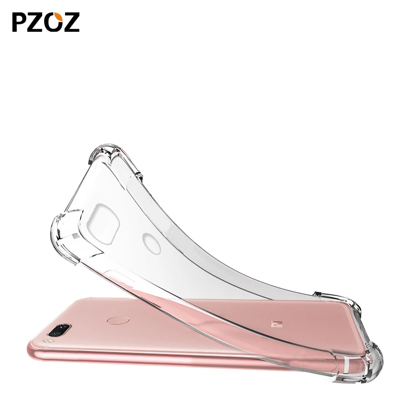 Чехол PZOZ для xiaomi mi a1 силиконовый роскошный мягкий ТПУ чехол a2 lite Противоударная