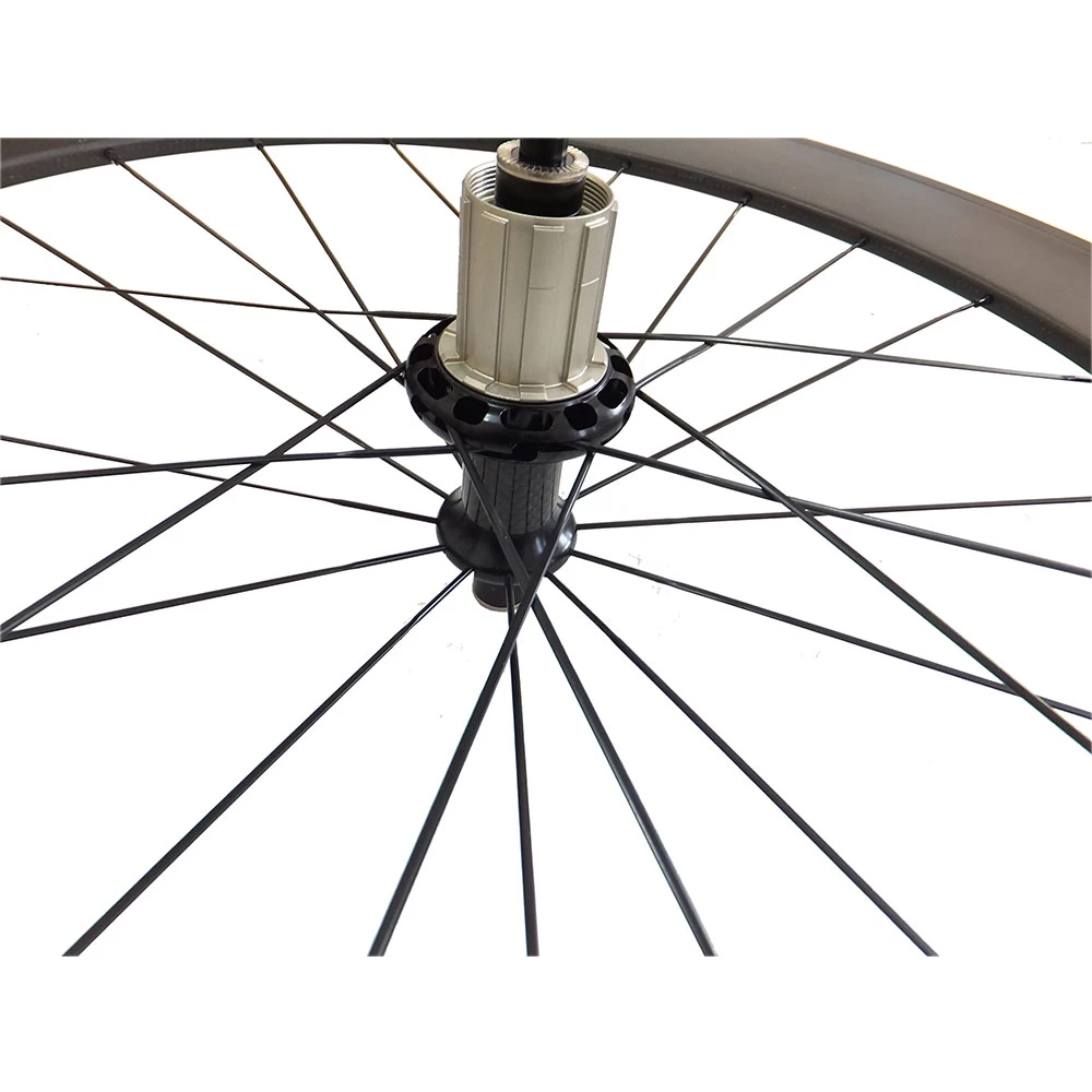 Tax Included straight pull 25mm Width Carbon Fiber Bike Wheels 38mm Clincher Road Wheelset 3K Matte Bicycle Powerway R36 | Спорт и