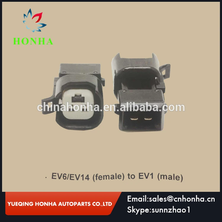 

EV6 & EV14 Женский к EV1 мужской топливный инжектор Водонепроницаемый проводной адаптер соединители