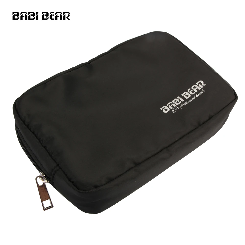 BABI BEAR 20 шт. серебристые/черные кисти набор инструментов тени для век основа