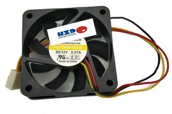 HZDO FD126015MB 6015 12V 0.14A   60*60*15  FD126015EB FD126015HB FD126015LB 60*60*15